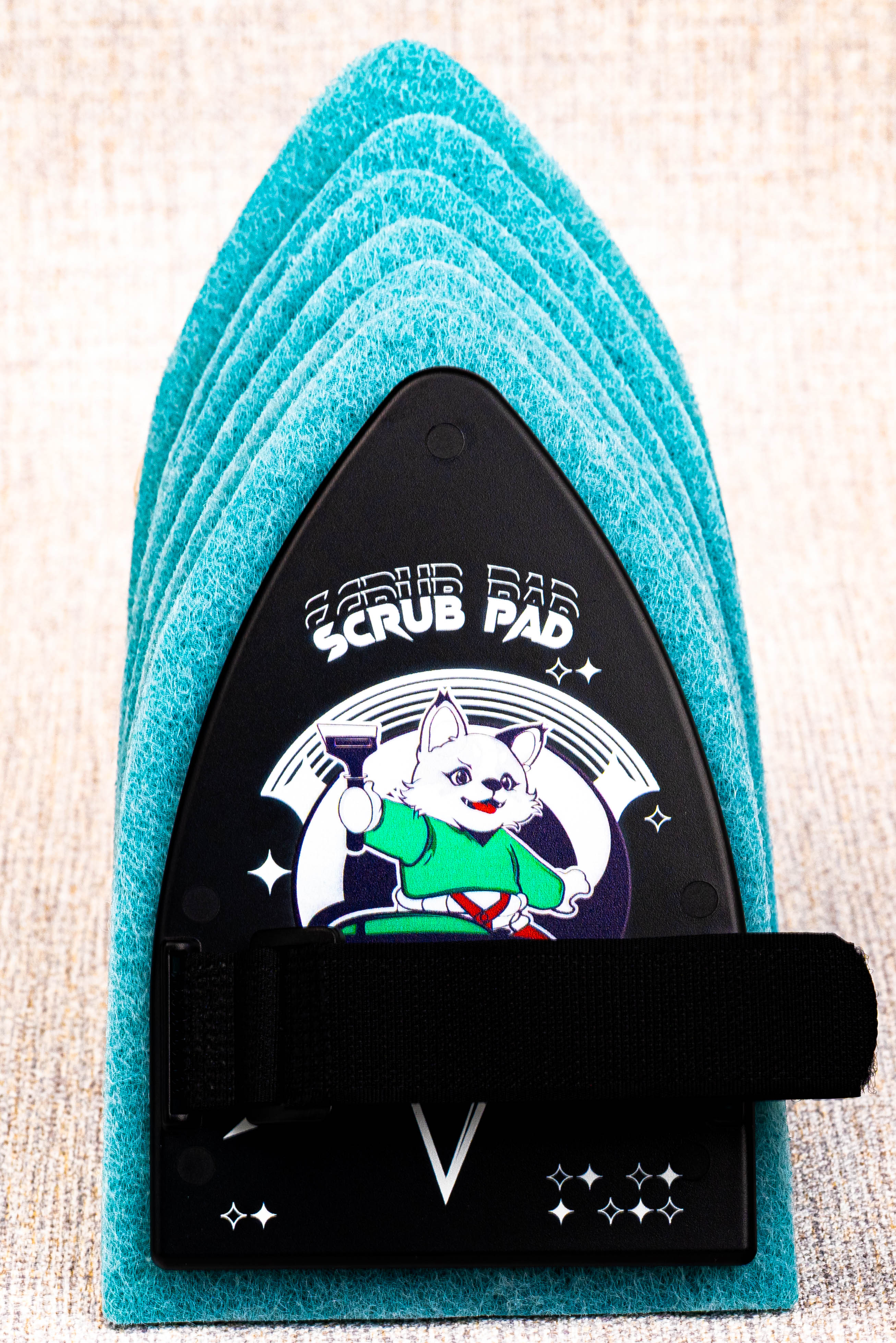 Scrub Pad niebieski ścierny – zestaw 1 scrubber + 5 zapasowych sztuk