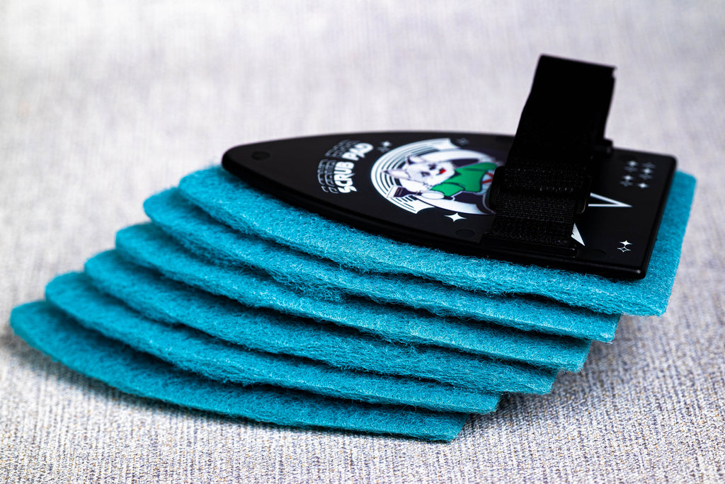 Scrub Pad niebieski ścierny – zestaw 1 scrubber + 5 zapasowych sztuk